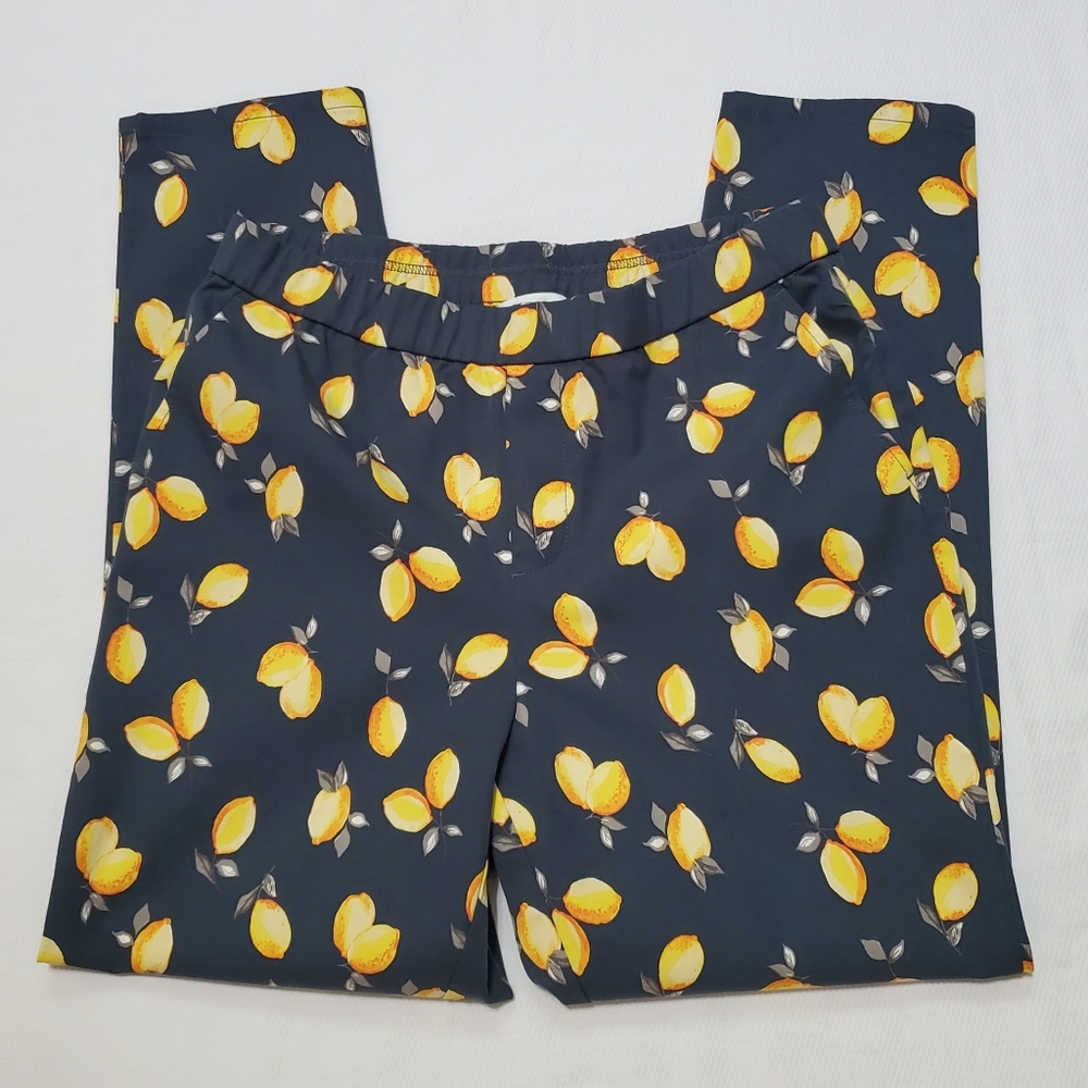 Lemon Way Lemon Print Flawless Twill Pull On Ankl… - image 4